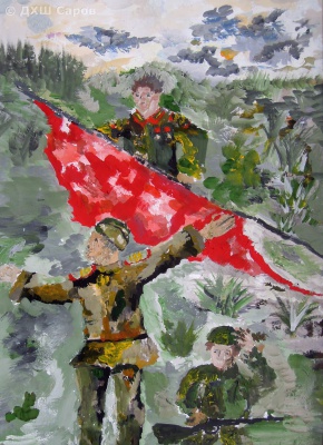 В атаку - Клюшин Олег, 14 лет.JPG